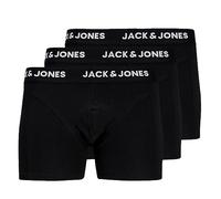JACK & JONES Herren Boxer-Shorts JacAnthony Unter-Hosen Pants 3er-Pack Black (XXL, Schwarz (Black))