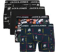 JACK & JONES Herren Boxershorts 4er Pack Trunks Shorts Baumwoll Mix Unterhose (XL, 4er Pack #73)