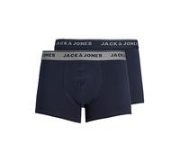 JACK & JONES Herren Boxershorts JACVINCENT Trunks 2er Pack, Größe:XL, Farbe:Navy Blazer (12138239)