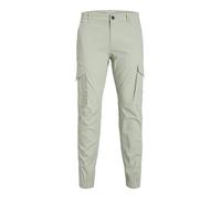 JACK&JONES Herren Cargo-Hose Knöchellang Militär Design Jogger Pants Elastischer Saum