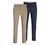 Jack & Jones JJIMARCO JJDAVE AK 2er Pack 33W / 34L Beige NAVY BLAZER 12180705 (752400) verschiedene W 33 L 34