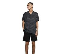 JACK & JONES Herren Chino Shorts Regular Fit 12165604,Schwarz,S