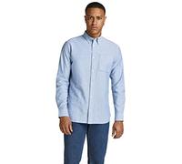Jack & Jones Blubrook Oxford Langarmhemd XL Cashmere Blue / Slim Fit