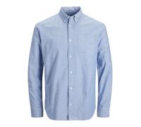 Jack & Jones Blubrook Oxford Langarmhemd 2XL Cashmere Blue / Slim Fit