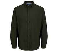 Jack & Jones Herren Hemd Jjegingham Twill Shirt L/S Noos, Rosin/Detail:/Solid/Slim Fit, S