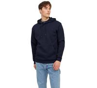 JACK & JONES Herren Hoodie Kapuzenpullover JJEBRADLEY- Relaxed Fit S-XXL, Größe:L, Farbe:Navy Blazer 12249340