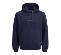 Kapuzensweatshirt JACK & JONES "JORNORREBRO EMB SWEAT HOOD NOOS", Herren, Gr. L, seagrass, angeraute Sweatware, Obermaterial: 89% Baumwolle, 11% Polyester, unifarben, relaxed fit normal, Rundhals, Rip