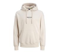 JACK & JONES Herren Hoodie Kapuzenpullover JORVESTERBRO - Relaxed Fit S-XXL, Größe:L, Farbe:Moonbeam 12241687