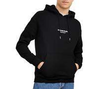 JACK & JONES Herren Hoodie Kapuzenpullover JORVESTERBRO - Relaxed Fit S-XXL, Größe:S, Farbe:Black 12241687