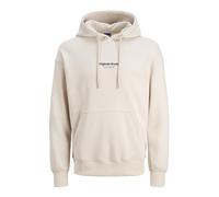 JACK & JONES Herren Hoodie Kapuzenpullover JORVESTERBRO - Relaxed Fit S-XXL, Größe:S, Farbe:Moonbeam 12241687