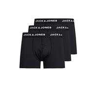 Jack & Jones Herren Boxershorts Mann Jacbase Microfiber Bxy-shorts 3er-pack Noos Schwarz Größe XXL