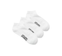 JACK & JONES Herren Jacbasic Bamboo Short Sock 3 Pack Noos Socken, Weiß, Einheitsgröße