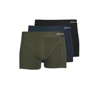 JACK & JONES Herren Jacbasic Bamboo Trunks 3 Pack Noos Boxershorts, Forest Night, XL EU
