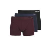 JACK & JONES Herren Jacbasic Bamboo Trunks 3 Pack Noos Boxershorts, Port Royale, M EU