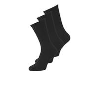 JACK & JONES Herren Jaccharles Tennis Sock 3 Pack Noos Socken, Black/Pack:Black - Black, Einheitsgröße