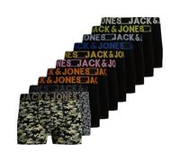 JACK&JONES Herren JACDANNY Trunks 10 Pack Boxershorts, Black/Pack:Black-Black-Black-Black-Black-Black-Black-Black-Black, M