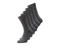 JACJENS SOCK 5 PACK NOOS dark grey melange2