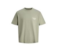 Jack & Jones Kurzarmshirt Jungen JORNORREBRO TEE – 100% Baumwolle, bedruckt, Rundhals – 5XL seagrass