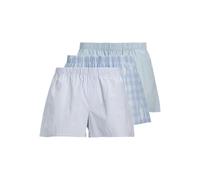 JACK & JONES Herren Jacmilano Woven Boxers 3 Pack Noos, Chambray Blue, x_l (3er Pack)