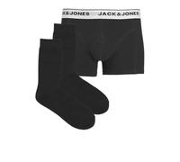 JACK & JONES Trunks und Socken im 2er-Pack mit Geschenkbox in Black, Größe M