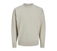 JACK & JONES Herren JCOCOLLECTIVE Knit Crew Neck Strickpullover, Moonbeam, Medium