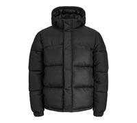 JACK & JONES Herren Jcounion Puffer Jacket Sn, Black, s
