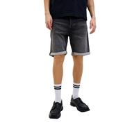Jack & Jones Herren Jeans Short JJIRICK JJICON I.K.- Mid waist - Regular Fit - Schwarz Blau Grau Beige