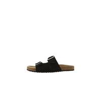 JACK&JONES Herren JFWLOUIS Suede Sandalen, Anthracite, 45 EU