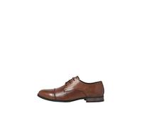 Jack & Jones Herren Jfwraymond Leather Noos Anzugschuhe, Cognac, 45 EU