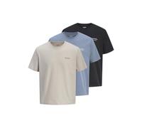JACK & JONES Herren Jjearchive Graphic Tee Ss O-Neck 3Pk Mp (3er Pack)