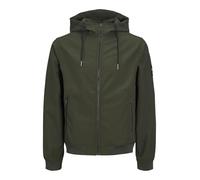 Jack & Jones Softshelljacke JJEBASIC SOFTSHELL HOOD NOOS Herren Grün (Rosin) Größe XL