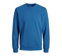 JACK & JONES Herren JJEBASIC Sweat Crew Neck NOOS 12181903, Classic Blue/REG, S