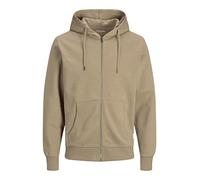 JACK & JONES Herren JJEBASIC Sweat Zip Hood, Crockery/REG, 3XL