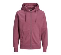 JACK&JONES Herren JJEBASIC Sweat Zip Hood NOOS Sweatjacke, Hawthorn Rose, 3XL