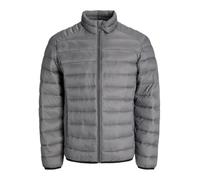Steppjacke JACK & JONES "JJEBRADLEY LIGHT PUFFER COLLAR NOOS", Herren, Gr. XS, grau (castlerock), Web, Obermaterial: 100% Nylon, unifarben, regular fit, Jacken (45032641-XS) castlerock