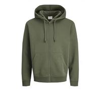 JACK & JONES Herren JJEBRADLEY Sweat Zip Hood Kapuzenjacke, Dusty Olive, S