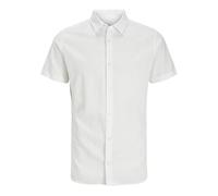 Jack & Jones Breeze Linen Blend Kurzarmhemd (Herstellerartikelnummer: 12268965-White-XL)