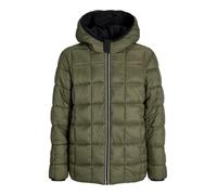 Outdoorjacke JACK & JONES "JJEBROOK REVERSIBLE JACKET SN", Herren, Gr. XS, schwarz, Web, Obermaterial: 100% Polyester, unifarben, regular fit, hoch geschlossener Ausschnitt, Bündchen, Jacken (56292955