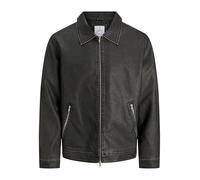 Jack & Jones Jacke Casablanca – PU, Kentkragen, schwarz, Größe S