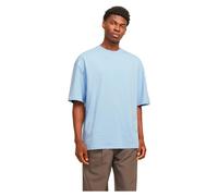 JACK & JONES Herren JJECHARGE Tee O-Neck NOOS T-Shirt, Chambray Blue,S