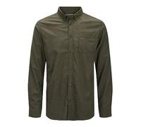 Jack & Jones Herren Jjeclassic Au22 Sn Melange Shirt L/S Hemd, Rosin, M EU