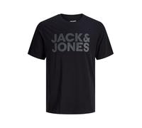 JACK & JONES Herren Jjecorp Logo Tee Crew Neck Noos T shirt, Schwarz, S EU