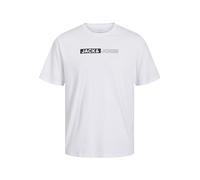 Jack & Jones Herren Jjecorp Logo Tee Play O-n Noos Pls T-Shirt, White/Print:Play 5,4XL