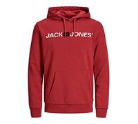 JACK & JONES Herren JJECORP Old Logo Sweat Hood, Rio Red/REG FIT, XL
