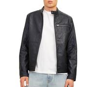 Jack & Jones Dylan Biker Lederjacke (Herstellerartikelnummer: 12261196-Black-XL)