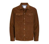 JACK & JONES Herren Jjeeddie Corduroy Overshirt Ls Sn Langarmhemd, Monks Robe, S
