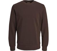 JACK & JONES Herren JJEHOLMEN Sweat Crew Neck, Langarm Pullover, Mulch/REG FIT, XXL