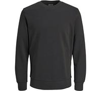 JACK & JONES Herren JJEHOLMEN Sweat Crew Neck, Langarm Pullover, Raven/REG FIT, XXL