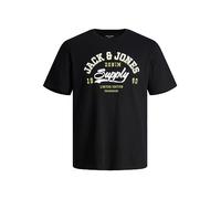 JACK & JONES Herren Jjelogo Tee Ss O-Neck 2 Col Ss24 Sn