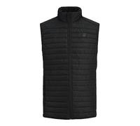 Jack & Jones Steppweste MULTI BODYWARMER Plus Size Herren Schwarz Größe 6XL